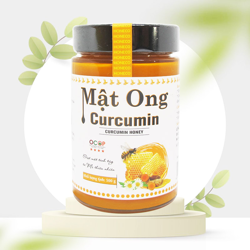 Mật ong Curcumin lọ 500g