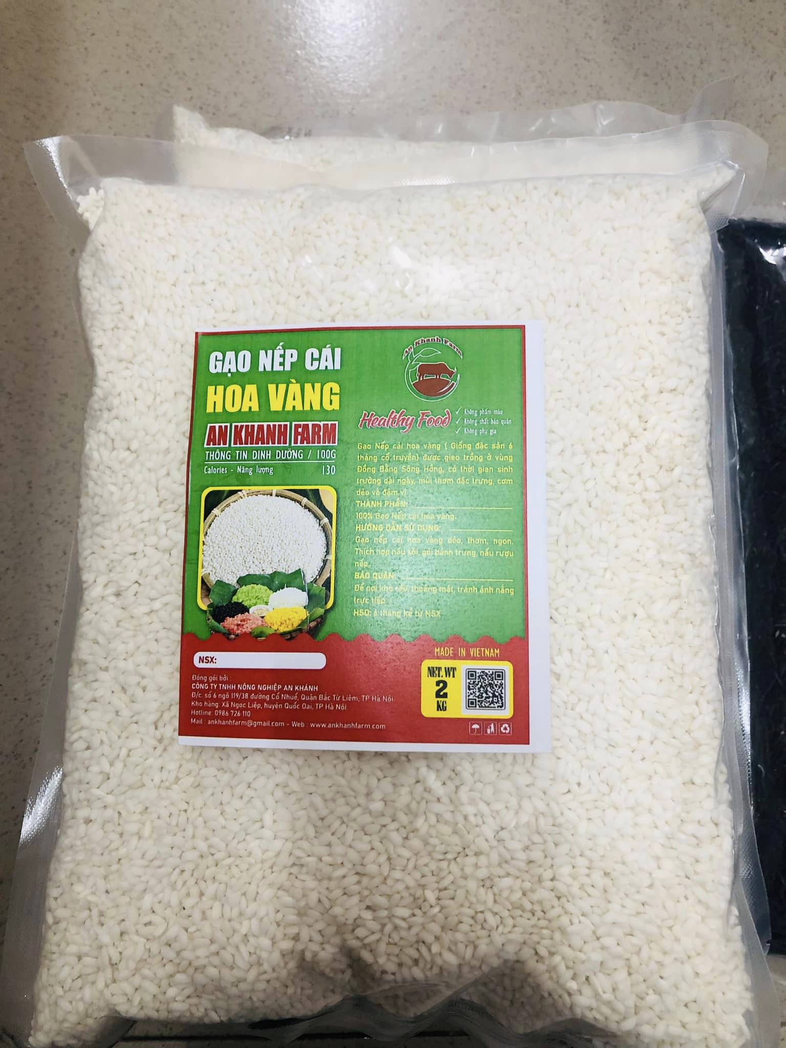 Gạo Nếp thơm đặc sản 2kg