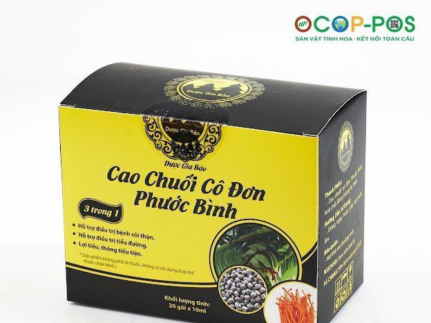 Cao chuối cô đơn phước bình Cordyceps hộp 20 gói