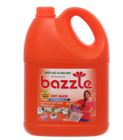 Nước giặt xả sinh học Bazzle Nước Hoa Đam Mê 3kg