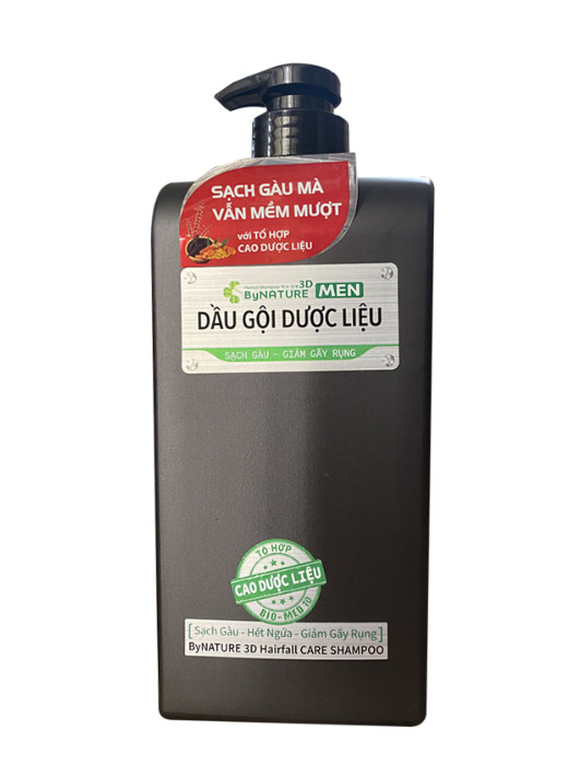 Dầu Gội Dược Liệu ByNATURE MEN Sạch Gàu - Giảm Gãy Rụng 600g