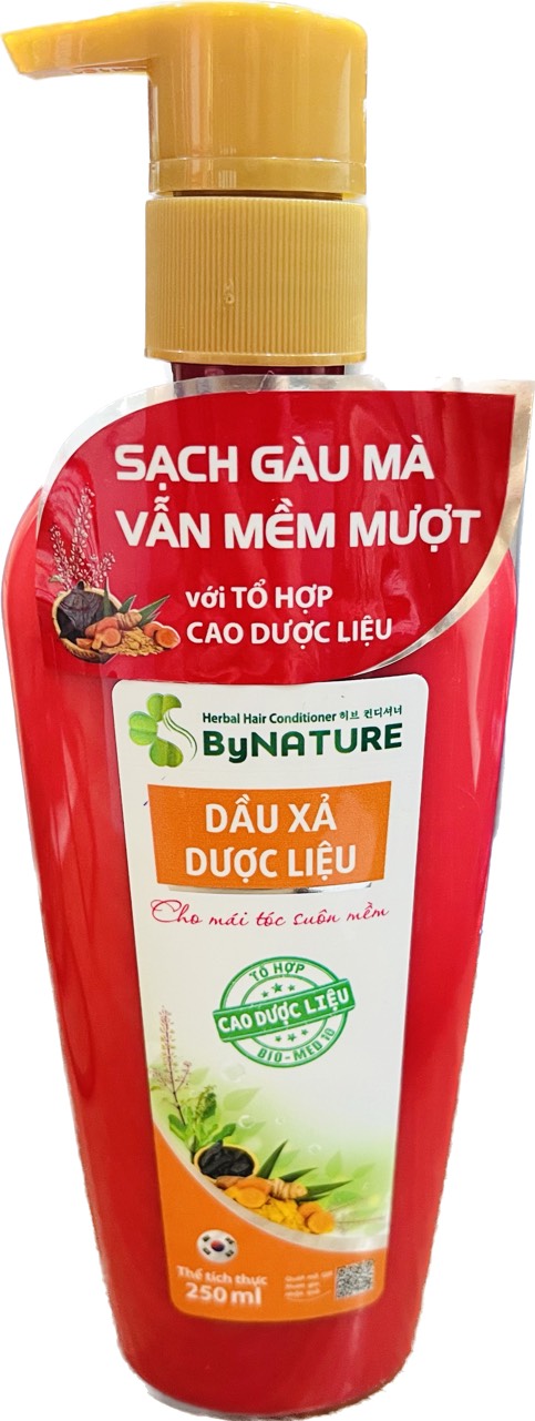 Dầu Xả Dược Liệu Siêu Mượt 200g ByNature 250g có vòi