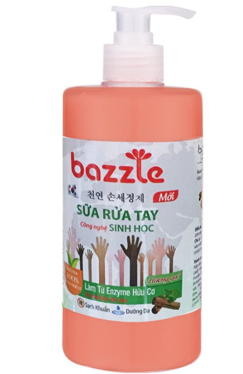 Sữa rửa tay công nghệ Sinh Học Bazzle hương Quế 500g